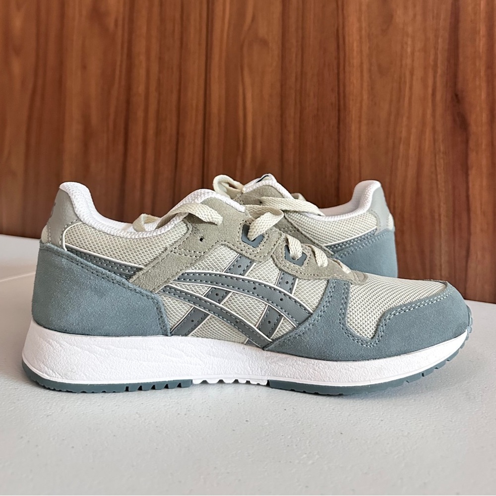 ASICS UNISEX Olive and Teal Running Shoes Size 6.5 like new! - Picture 6 of 14